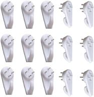 20pcs powerful white concrete wall hooks: non-trace hanging for picture frames, clocks, and more (5cm length) логотип