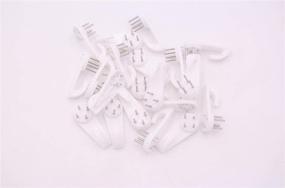 img 3 attached to 20PCS Powerful White Concrete Wall Hooks: Non-Trace Hanging for Picture Frames, Clocks, and More (5cm Length)