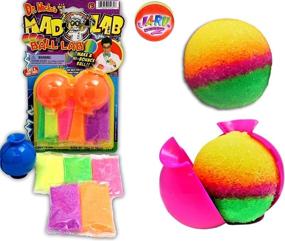 img 4 attached to 🔮 JA-RU DIY Power Crystal Balls Craft Kit for Kids - Make Your Own Bouncy Ball. Great Bulk Party Favors Pack Toys - Mad Lab Create Super Balls. (1 Unit) 5431-1A