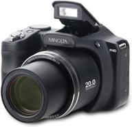 📷 minolta 20mp wi-fi digital camera with 35x optical zoom, 1080p hd video & 3" lcd - black (mn35z-bk) - ultimate photography companion logo