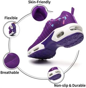 img 2 attached to Maichal Sneakers Lightweight Breathable Athletic Women's Shoes and Athletic