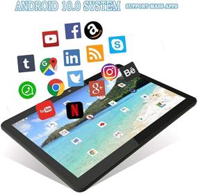 img 2 attached to 📱 Планшет Hoozo - Планшет Android 10.0 OS с 32 ГБ ROM, 10-дюймовый планшет Android, WiFi и Bluetooth, двойные камеры, Full HD-дисплей - Черный