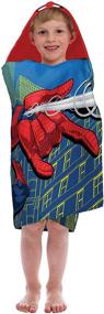 img 3 attached to Полотенце с капюшоном Джей Франко для детей "Мстители - Человек-паук": идеальный комфорт и стиль для вашего маленького супергероя!