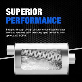 img 2 attached to 🔊 Dynomax Ultra Flo 17267 Exhaust Muffler: Optimized Performance and Enhanced Sound Control