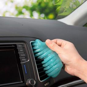 img 4 attached to 🚗 Чистящий гель TICARVE: Идеальные инструменты для детейлинга автомобиля и универсальное средство для чистки пыли для автомобильной и технической уборки.