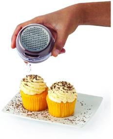 img 1 attached to 🍫 Joie Chocolate Grater Container: BPA-Free, 18/8 Stainless Steel Blade, Compact Size - 3x3x2 Inches