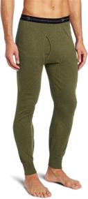 img 2 attached to 🔥 Stay Warm and Cozy with Duofold Men's Midweight Double-Layer Thermal Pant