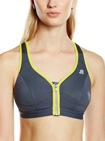 img 2 attached to 🏋️ Active Zipped Plunge Sports Bra for Women by Shock Absorber