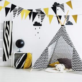 img 1 attached to Triangle Bunting Decoration Birthday Graduation
