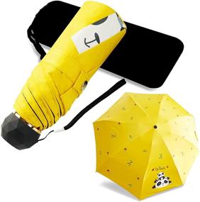 img 4 attached to ☂️ Compact Lightweight Umbrellas - Superior Protection for All Weather