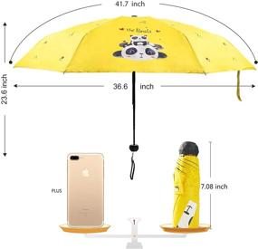 img 3 attached to ☂️ Compact Lightweight Umbrellas - Superior Protection for All Weather