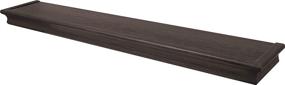 img 4 attached to 📚 High & Mighty 515618 Decorative 36" Floating Shelf: Stylish, Tool-Free Installation, 25lbs Capacity, Espresso Finish