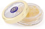 tatcha camellia gold spun balm logo