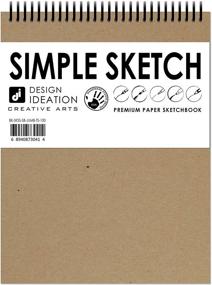 img 2 attached to 🎨 Premium Design Ideation Sketchbook: Multipurpose Paper for Pencil, Ink, Marker, Charcoal & Watercolor. Ideal for Art, Design, and Education. (8.5" x 11")