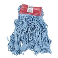 blue rubbermaid commercial products super stitch blend mop with large 5-inch headband (fgd25306bl00) logo