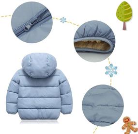 img 3 attached to Happy Cherry Jacket Winter Outwear Apparel & Accessories Baby Boys