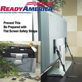 img 1 attached to Black Universal Flat Screen Safety Straps, Ready America 4521 - Enhance SEO