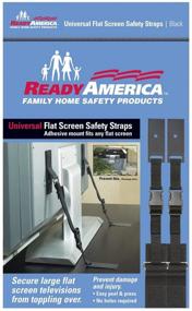 img 2 attached to Black Universal Flat Screen Safety Straps, Ready America 4521 - Enhance SEO