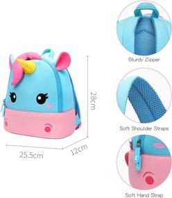 img 3 attached to NOHOO Toddler Backpack Schoolbag Waterproof Backpacks and Kids' Backpacks