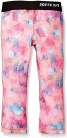 img 1 attached to 🌼 Soffe Girls Capri Summer Daisy: Trendy Girls' Active Clothing Line