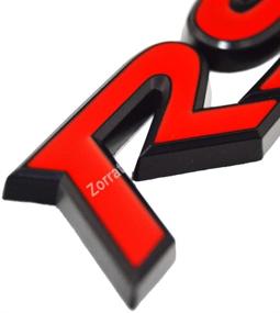 img 3 attached to Zorratin RS Decal Emblem Badge With Adhesive For Chevy Camaro