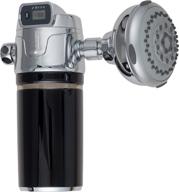 🚿 life ionizer's double filtration shower filter: eliminate 99% of chlorine, toxins & contaminants - activated carbon fiber technology (no shower head) logo