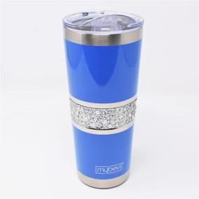 img 3 attached to 🍹 MyBevi Hollywood Tumbler – 20 oz French Blue