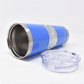 img 2 attached to 🍹 MyBevi Hollywood Tumbler – 20 oz French Blue