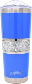 img 4 attached to 🍹 MyBevi Hollywood Tumbler – 20 oz French Blue