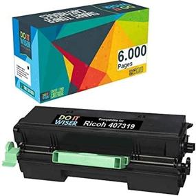 img 4 attached to 🖨️ Do it Wiser Compatible Toner Cartridge Replacement for Ricoh SP 3600DN SP 3610SF SP 4510DN SP 4510SF - 407319 / SP 4500A (6,000 Pages, Black)