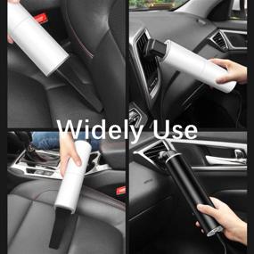 img 1 attached to 🚗 Portable Car Vacuum Cleaner: Corded Handheld Auto Cleaner, 15ft Cable with 12V Auto Accessories Kit for Detailing and Cleaning Car Interior with Easy Cleaning Feature