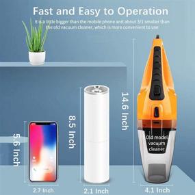 img 3 attached to 🚗 Portable Car Vacuum Cleaner: Corded Handheld Auto Cleaner, 15ft Cable with 12V Auto Accessories Kit for Detailing and Cleaning Car Interior with Easy Cleaning Feature