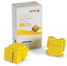 img 4 attached to Genuine Xerox ColorQube 108R00928 / 108R928 Yellow Ink Sticks for Phaser 8570 (2 pieces per Box)