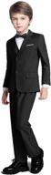 👔 fersumm 5-piece complete formal boy wedding suit set logo