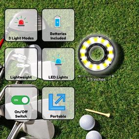 img 3 attached to 🏌️ LED Light Up Night Golf Putting Cup Light by Windy City Novelties