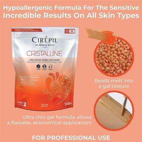 img 1 attached to Cirepil Cristalline Wax Refill Bag - 800g/28.22oz