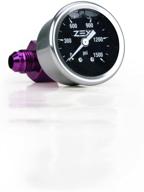 zex 82324 nitrous bottle pressure gauge with liquid filling logo