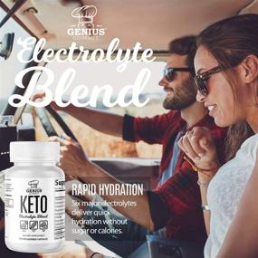 img 2 attached to 💊 Genius Gourmet Keto Electrolyte Capsules: Ultimate Hydration & Recovery Tablets – Potassium, Magnesium, Calcium & Sodium – Gluten Free, Sugar Free – Unflavored – 90 Capsules