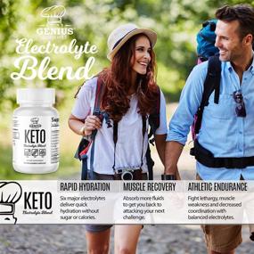 img 3 attached to 💊 Genius Gourmet Keto Electrolyte Capsules: Ultimate Hydration & Recovery Tablets – Potassium, Magnesium, Calcium & Sodium – Gluten Free, Sugar Free – Unflavored – 90 Capsules