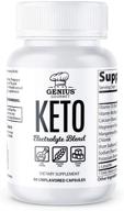 💊 genius gourmet keto electrolyte capsules: ultimate hydration & recovery tablets – potassium, magnesium, calcium & sodium – gluten free, sugar free – unflavored – 90 capsules logo