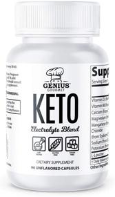 img 4 attached to 💊 Genius Gourmet Keto Electrolyte Capsules: Ultimate Hydration & Recovery Tablets – Potassium, Magnesium, Calcium & Sodium – Gluten Free, Sugar Free – Unflavored – 90 Capsules
