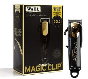 img 4 attached to 💈 Wahl Professional 5-Star Limited Edition Black & Gold Cordless Magic Clip 8148 for Stylists and Barbers – Ideal for Professionals