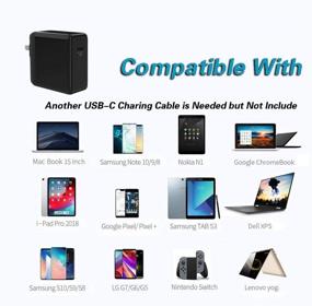 img 1 attached to Мощный 45W зарядное устройство Microsoft Surface с USB-C портом и складной вилкой | Совместим с Surface Pro/Laptop/Book | Переносное зарядное устройство с кабелем питания длиной 6 футов 15V 3A