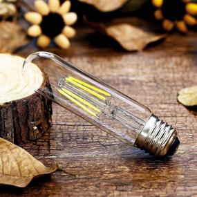 img 3 attached to 💡 Nostalgic Dimmable Tubular Edison Filament Bulb