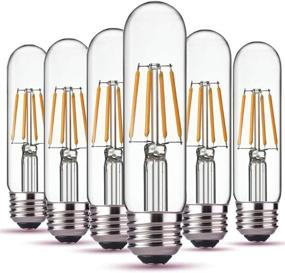 img 4 attached to 💡 Nostalgic Dimmable Tubular Edison Filament Bulb