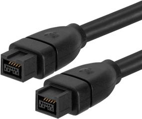 img 2 attached to Cmple 10FT FireWire 800 BETA 9-Pin/9-Pin Cable - High-Speed 🔥 Data Transfer for MacBook Pro and PC - 10 Feet Black