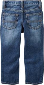 img 2 attached to 👖 Trendy Boys' Straight Jeans in Natural Indigo - Ideal Clothing Choice for Toddlers