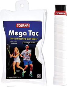 img 4 attached to 🎾 Enhance Your Grip with Tourna Mega Tac Extra Tacky Overgrip, 10-Pack!