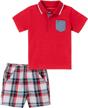 tommy hilfiger pieces shorts stripes boys' clothing - clothing sets logo