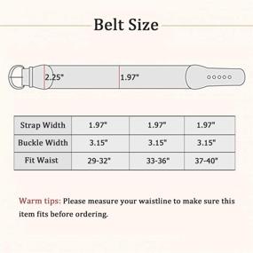 img 1 attached to 👗 Easily Adjustable Elastic Skinny D-Ring Buckle Women's Accessories